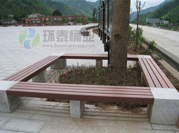 無背靠石腳塑木圍樹園林椅HT-XXY427,背靠,石腳,塑木,圍樹,園林,HT-XXY427,
